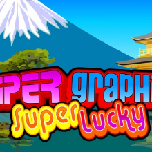 Super Graphics Super Lucky logo logo