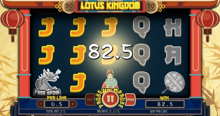 Uitbetaling op Lotus Kingdom